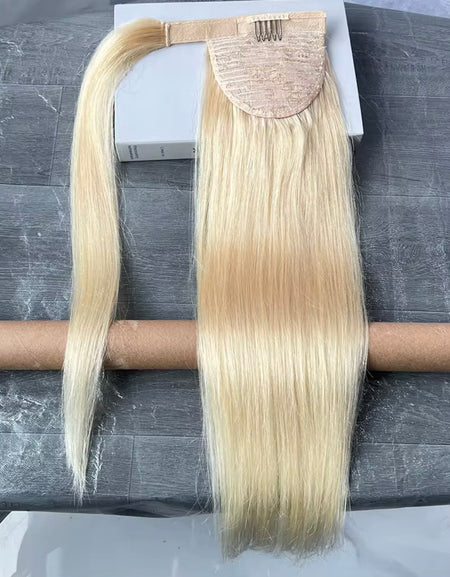 Clip Coleta Rubio Liso