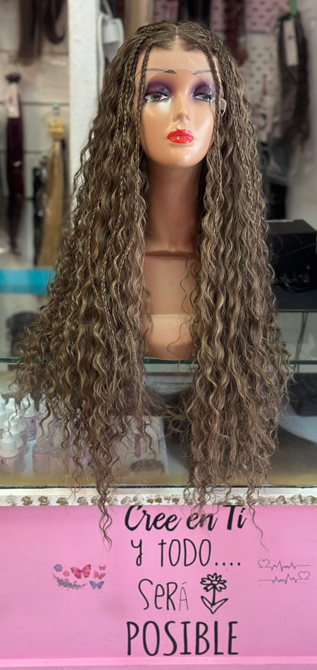 Sintético Trenzas Boho