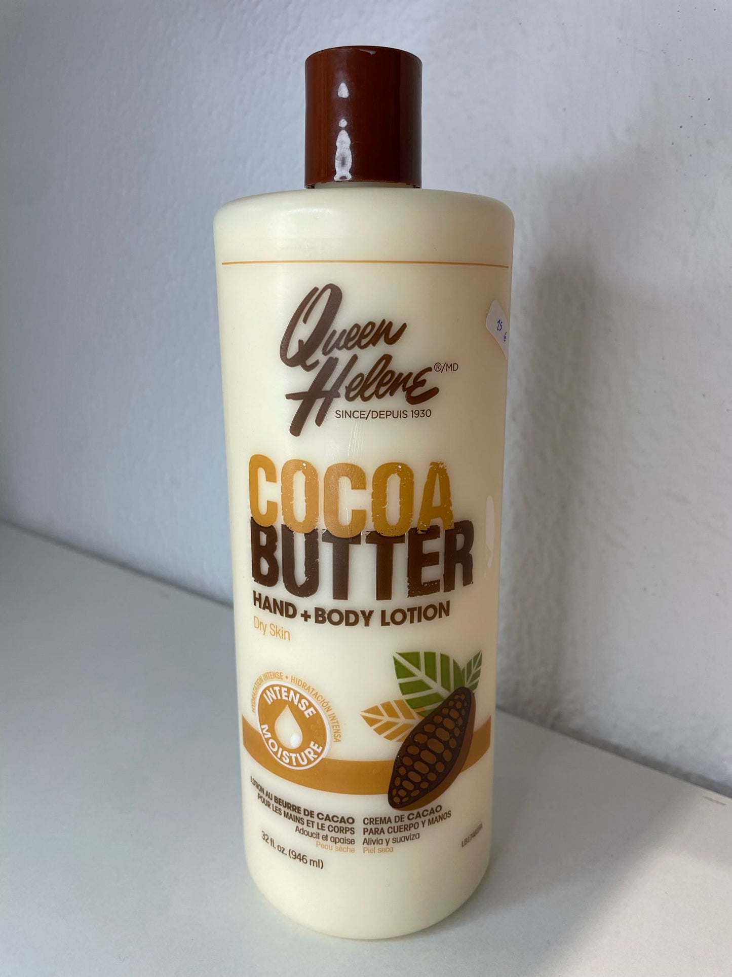 Loción para manos y cuerpo de manteca de cacao QUEEN HELENE