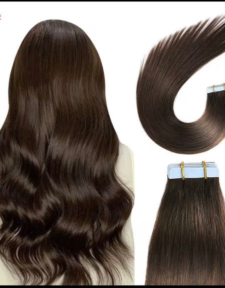 Adhesivos Castaño Oscuro Liso