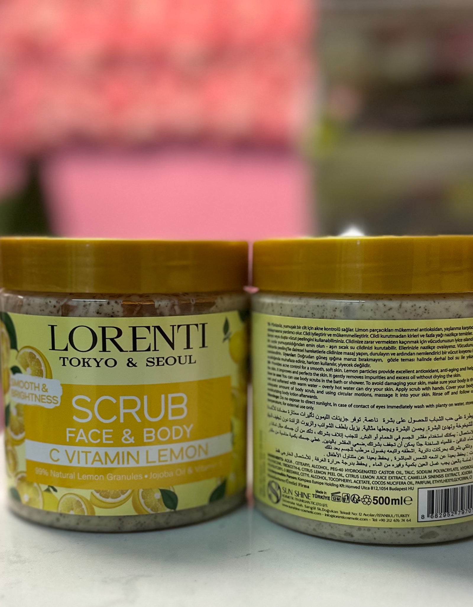 Lorenti Peeling Scrub 500 ml Lemon