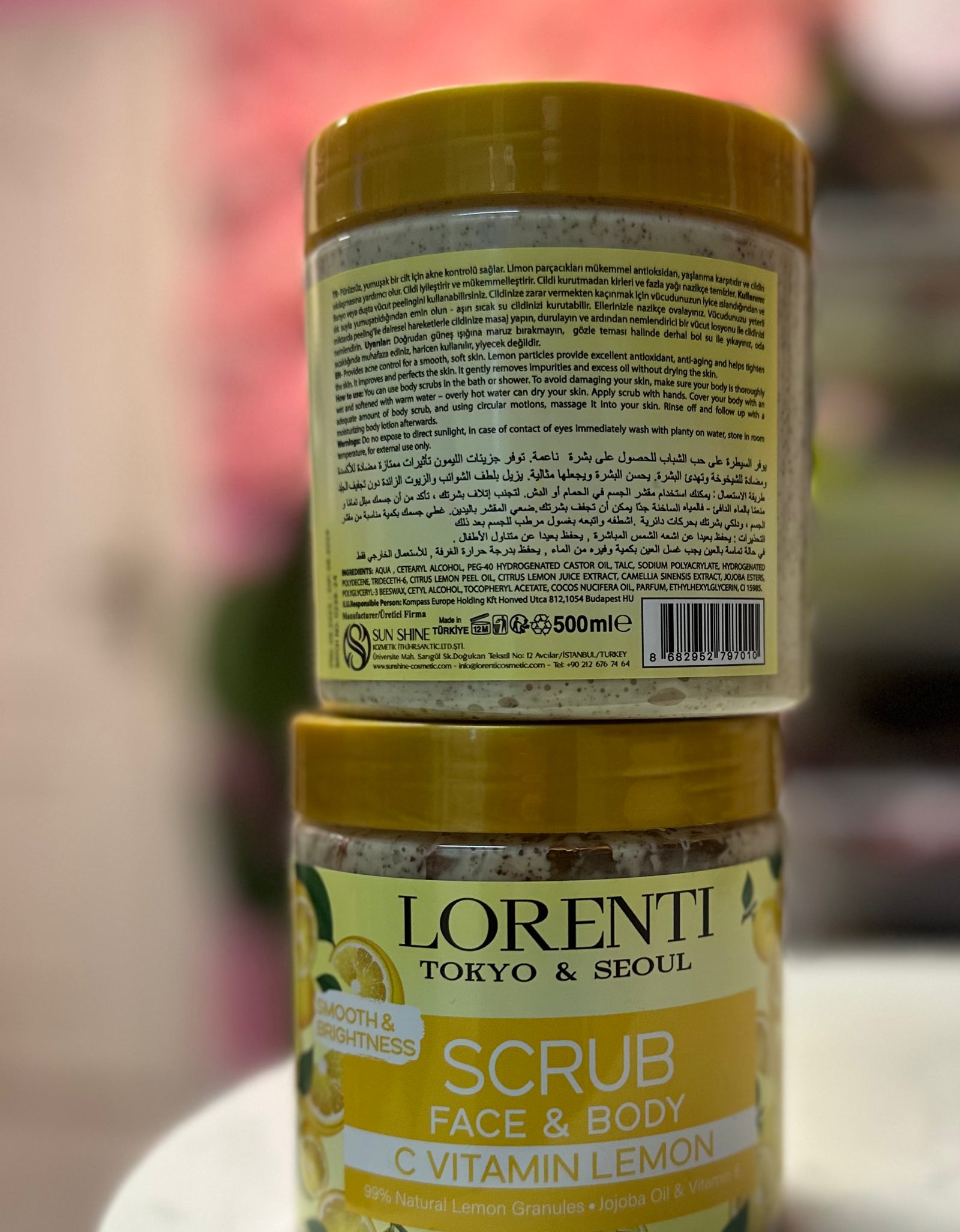 Lorenti Peeling Scrub 500 ml Lemon