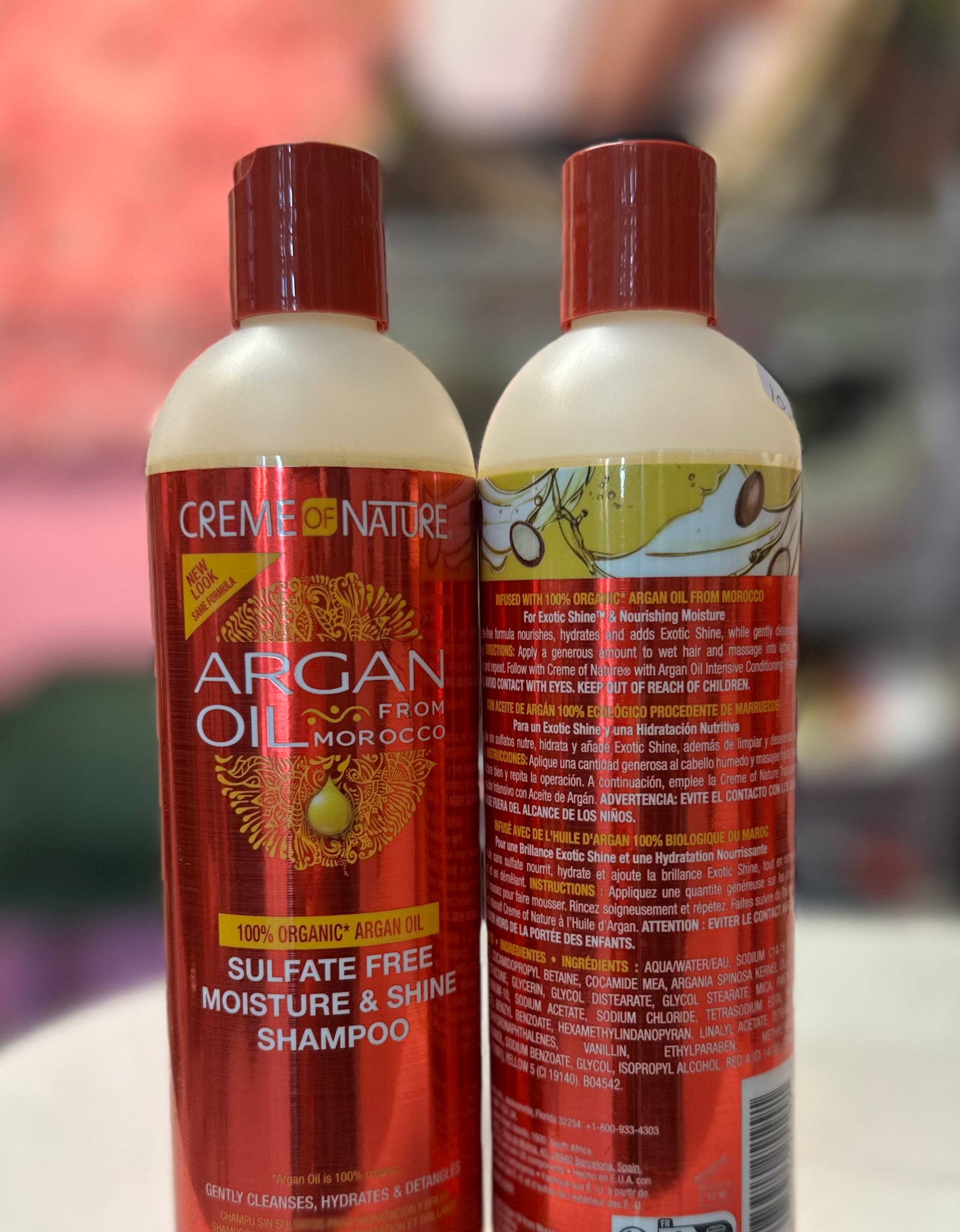 Creme Of Nature Argan Oil Champú Hidratante & Shine