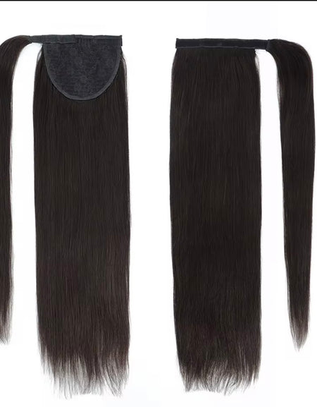 Clip Coleta Liso Negro