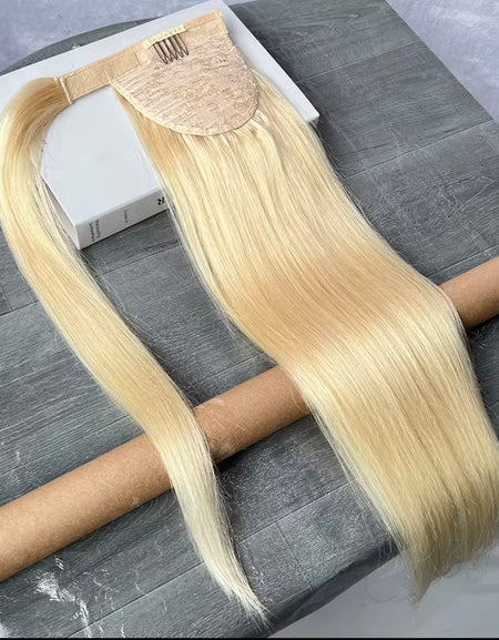 Clip Coleta Rubio Liso