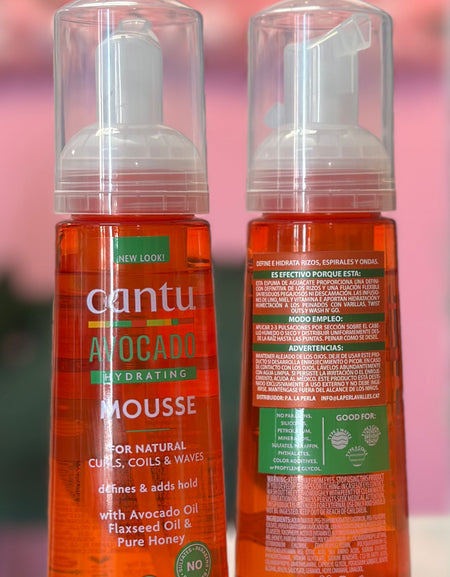 Cantu Espuma Hidratante Aguacate Rizos Cantu Mousse