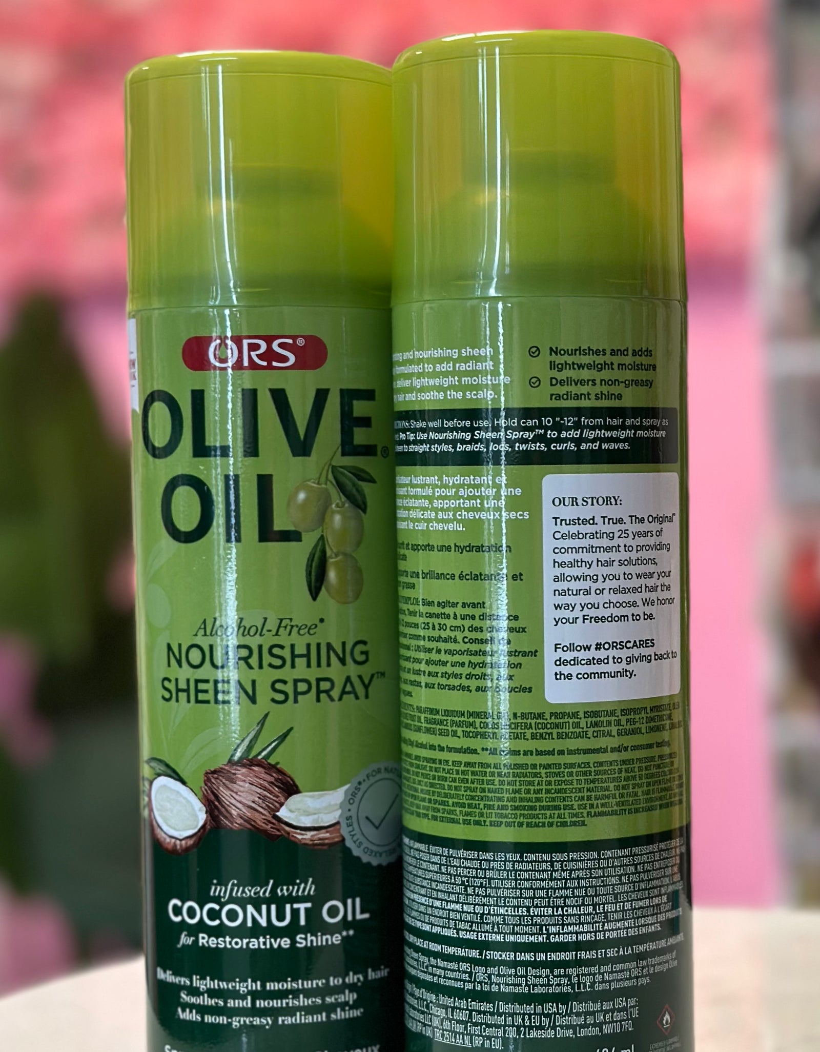 Ors Olive Oil Sheen Spray Con Aceite de Coco