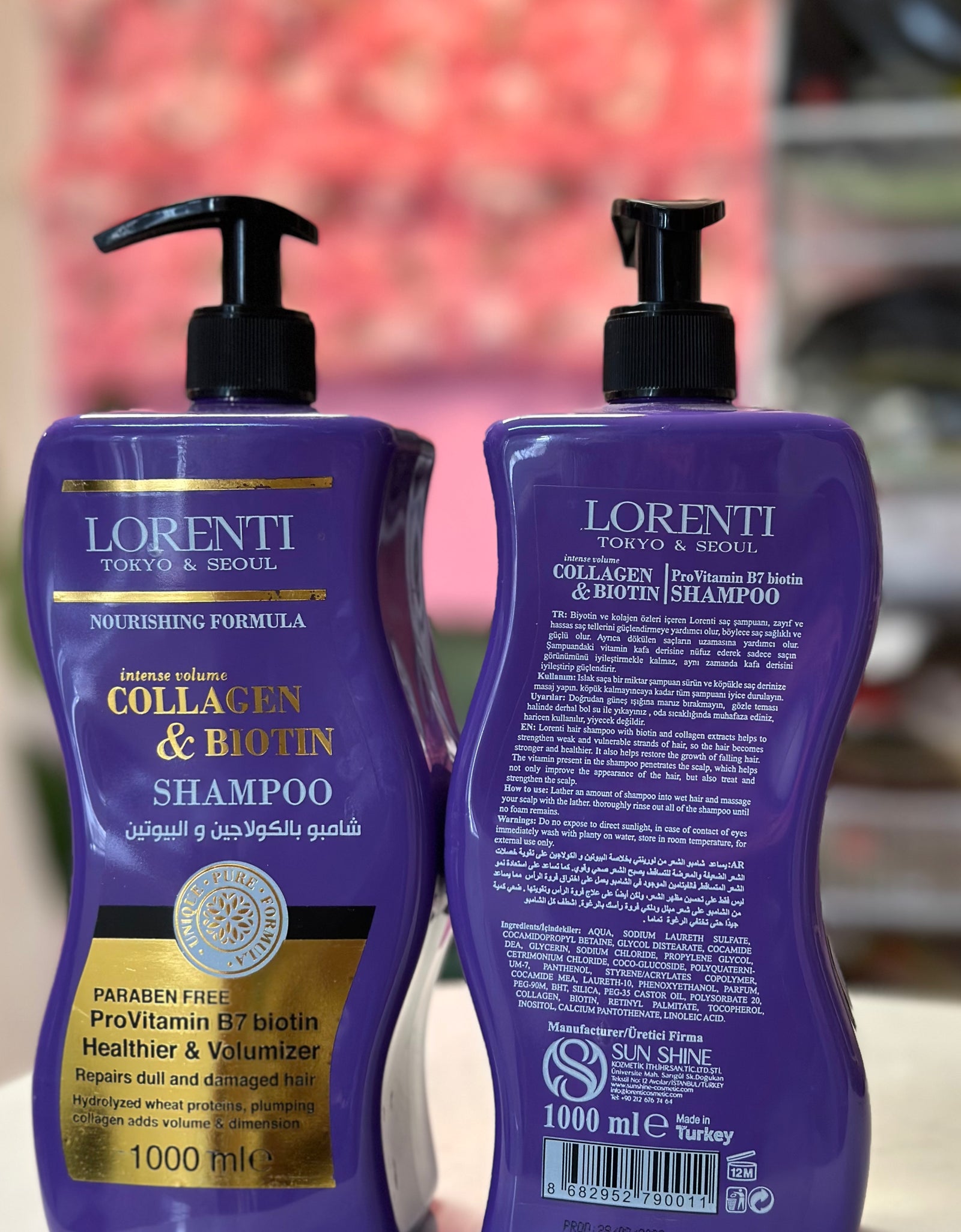 Lorenti Hair Champú 1000 ml Collagen & Biotin