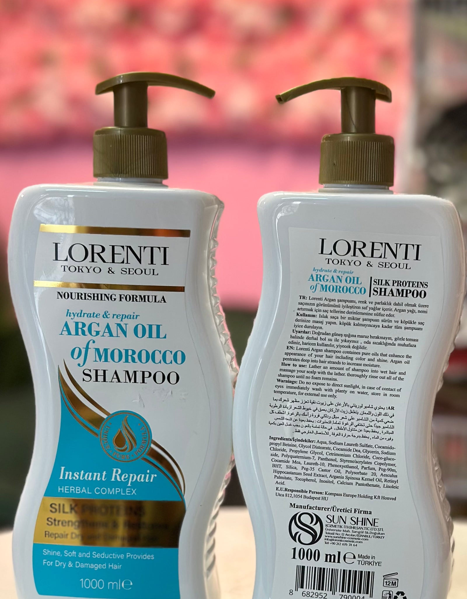 Lorenti Hair Champu 1000 ml Argan