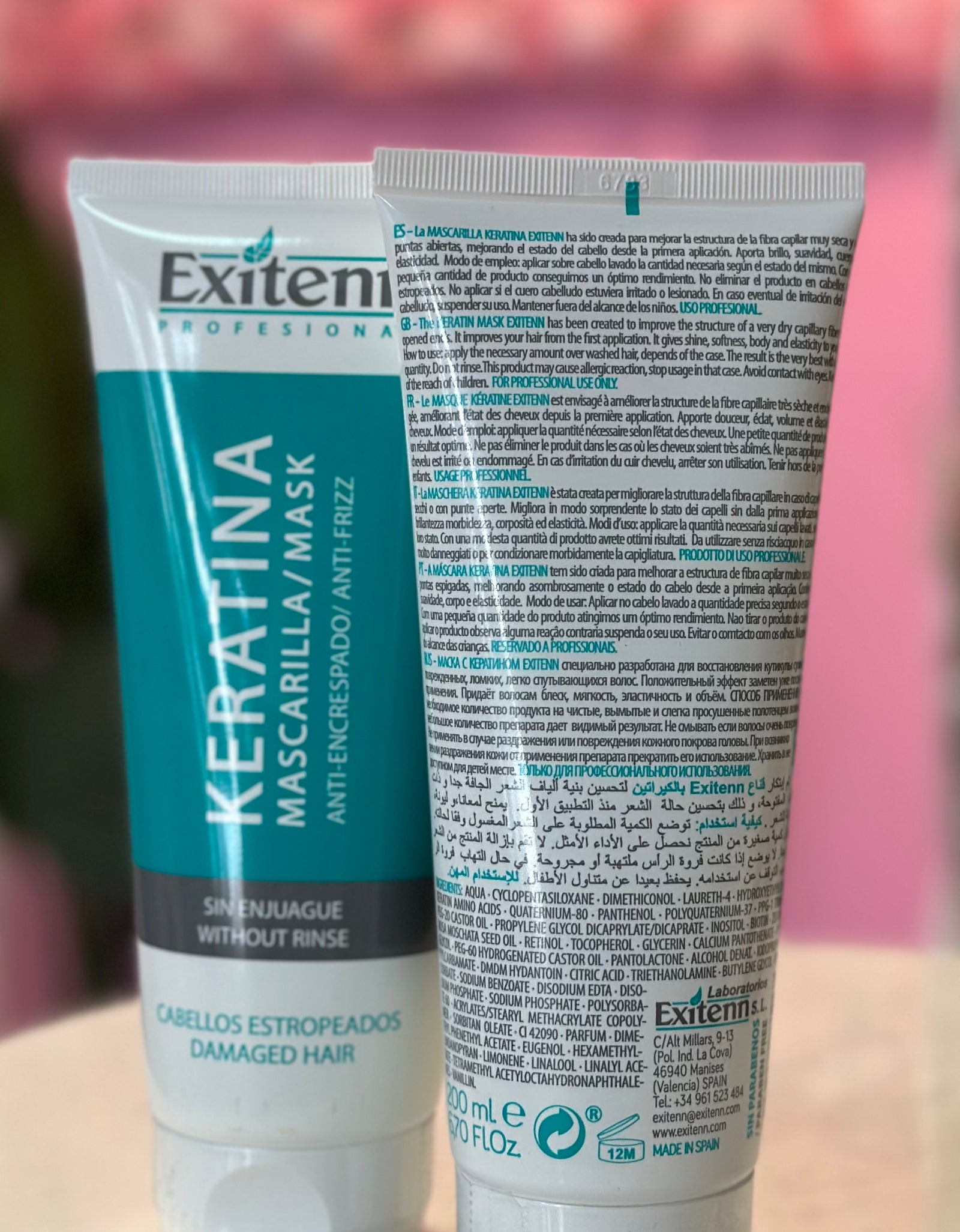 Exitenn Keratine Mascarilla Anti Encrespado