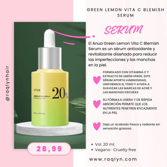 Green Lemon Vita C Blemish Serum