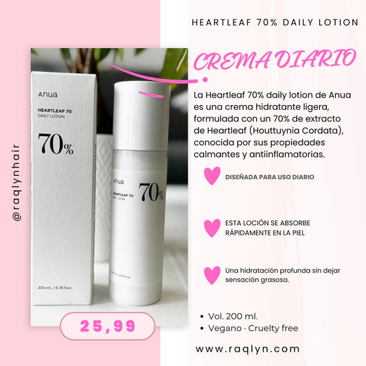 Heartleaf 70% daily lotion