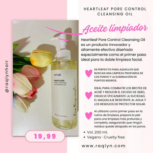 Heartleaf Pore Control Cleansing Oil