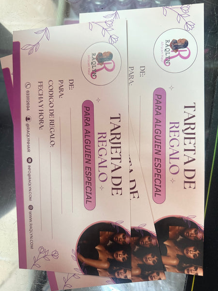 Tarjeta regalo 560