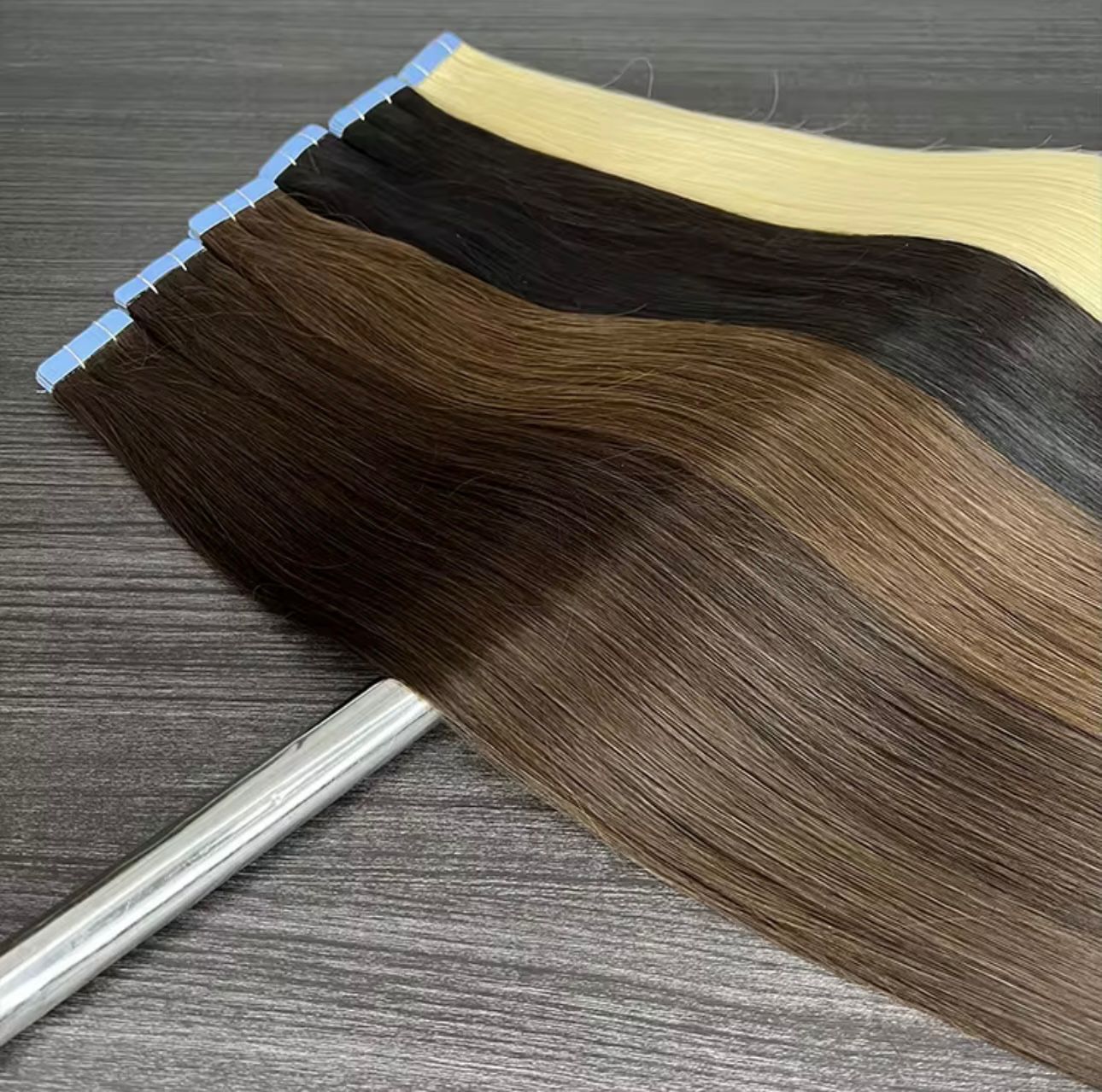 Adhesivos Castaño Oscuro Liso