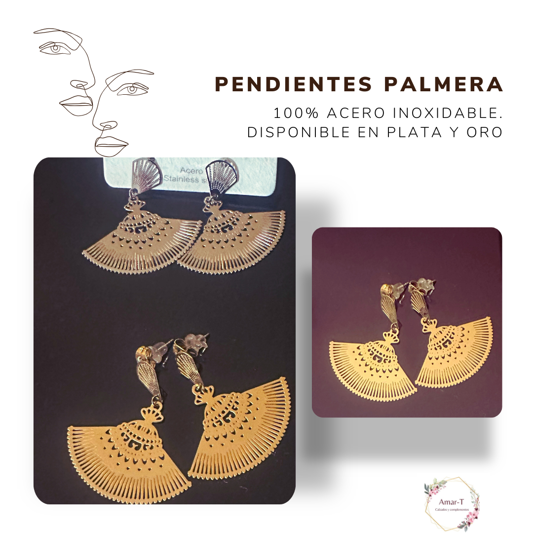 Pendiente Palmera