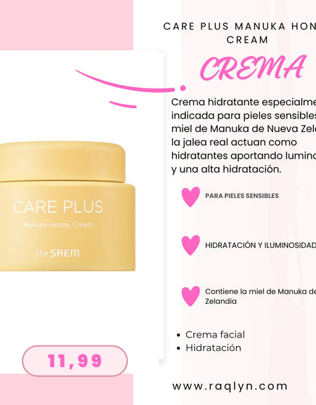 Care Plus Cream - Manuka Honey