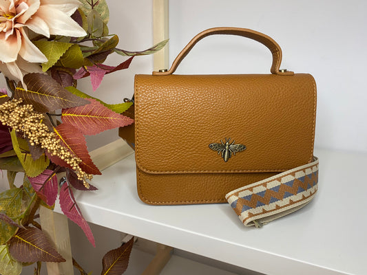 Bolso abeja camel