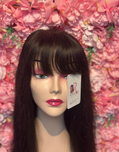 Peluca Viera con Flequillo y 40CM