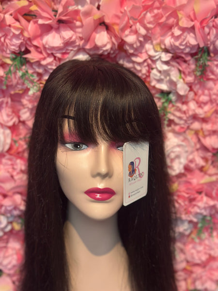 Peluca Viera con Flequillo y 40CM