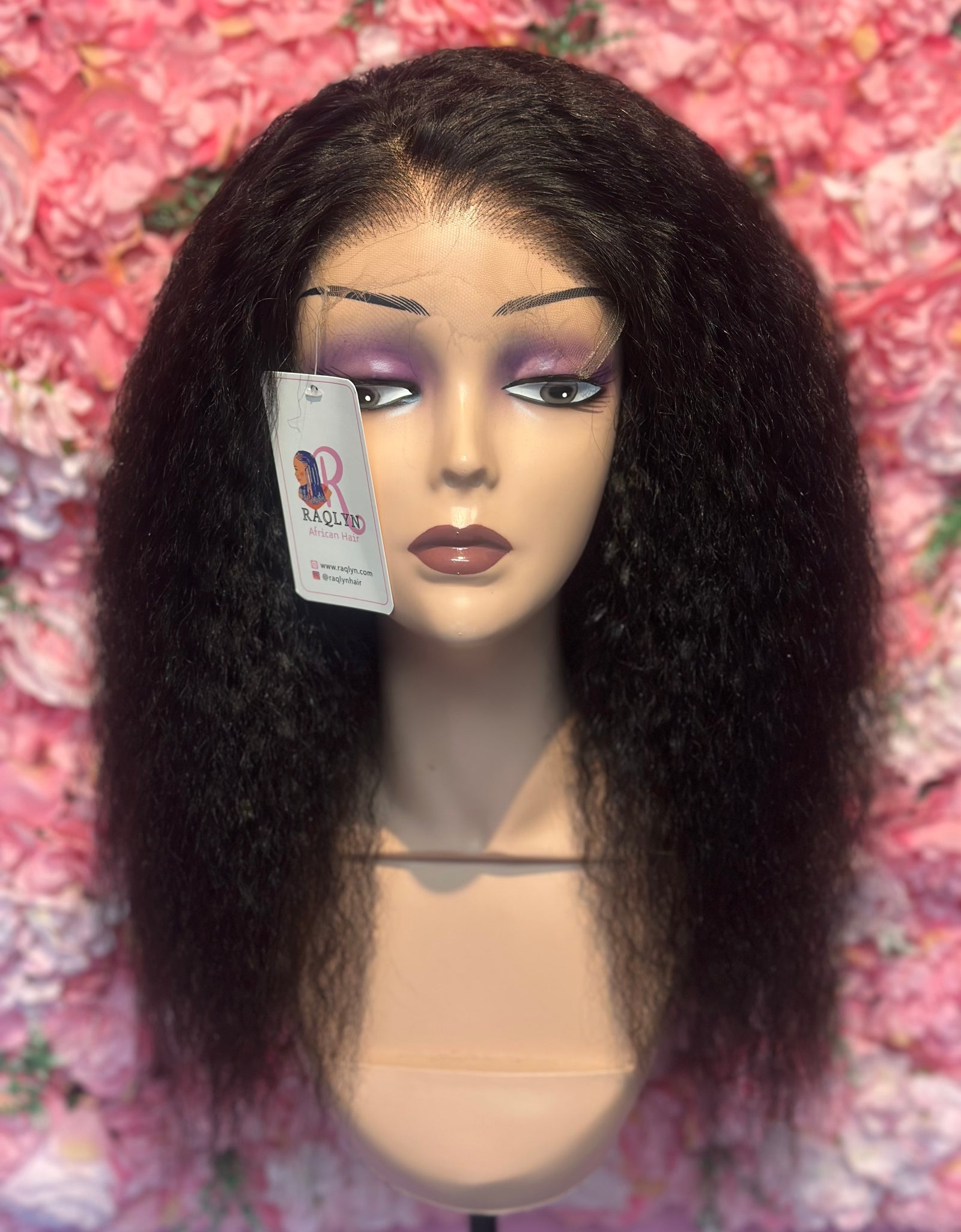 Peluca Afro Kinky Natural 45Cm - 18 Pulgadas