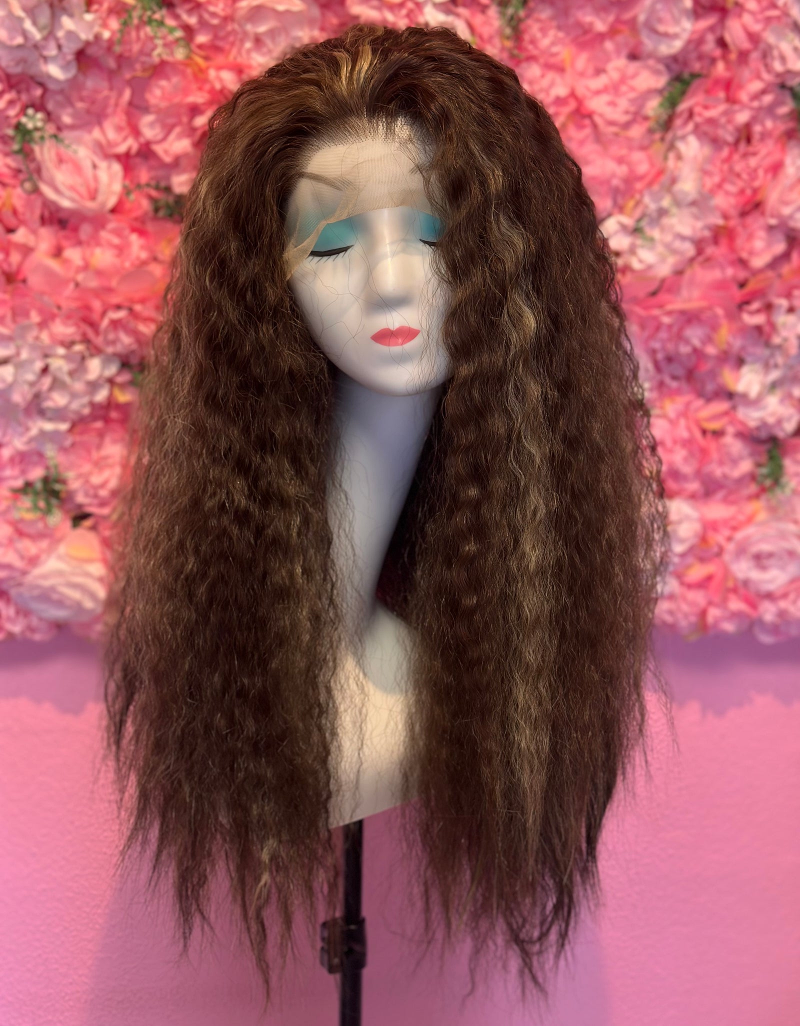 Peluca Sintética Afro kinky 66cm - 26 Pulgadas