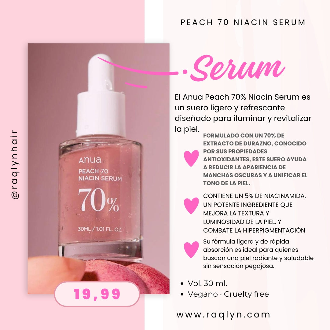 Peach 70 Niacin Serum