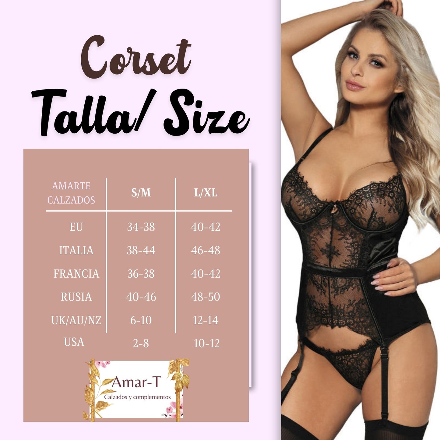 Corset Maria Negro