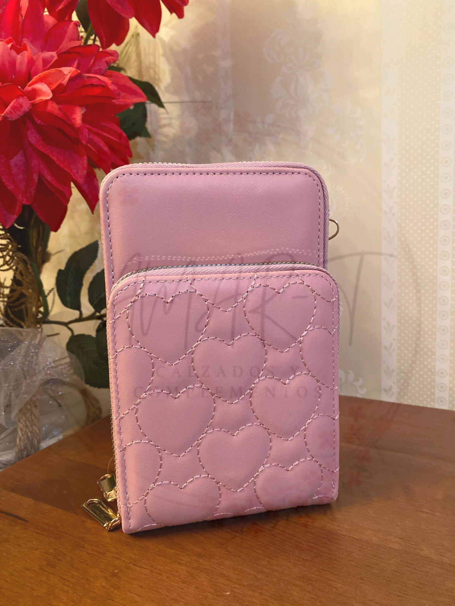 Bolso para móviles rosa